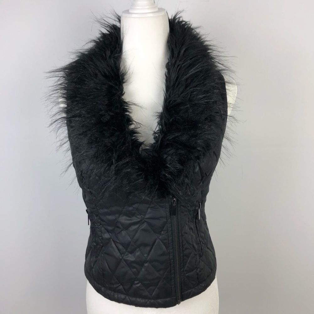 Faux fur vest